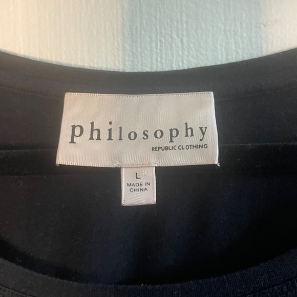 Philosophy T-shirt, size large. - Picture 2 of 5
